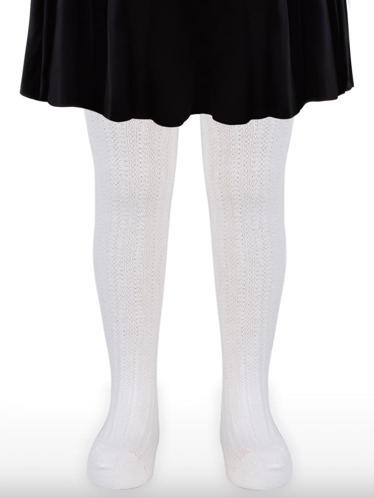 Civil Girls Rea 2-12 Yaş Kız Külotlu Çorap - Beyaz