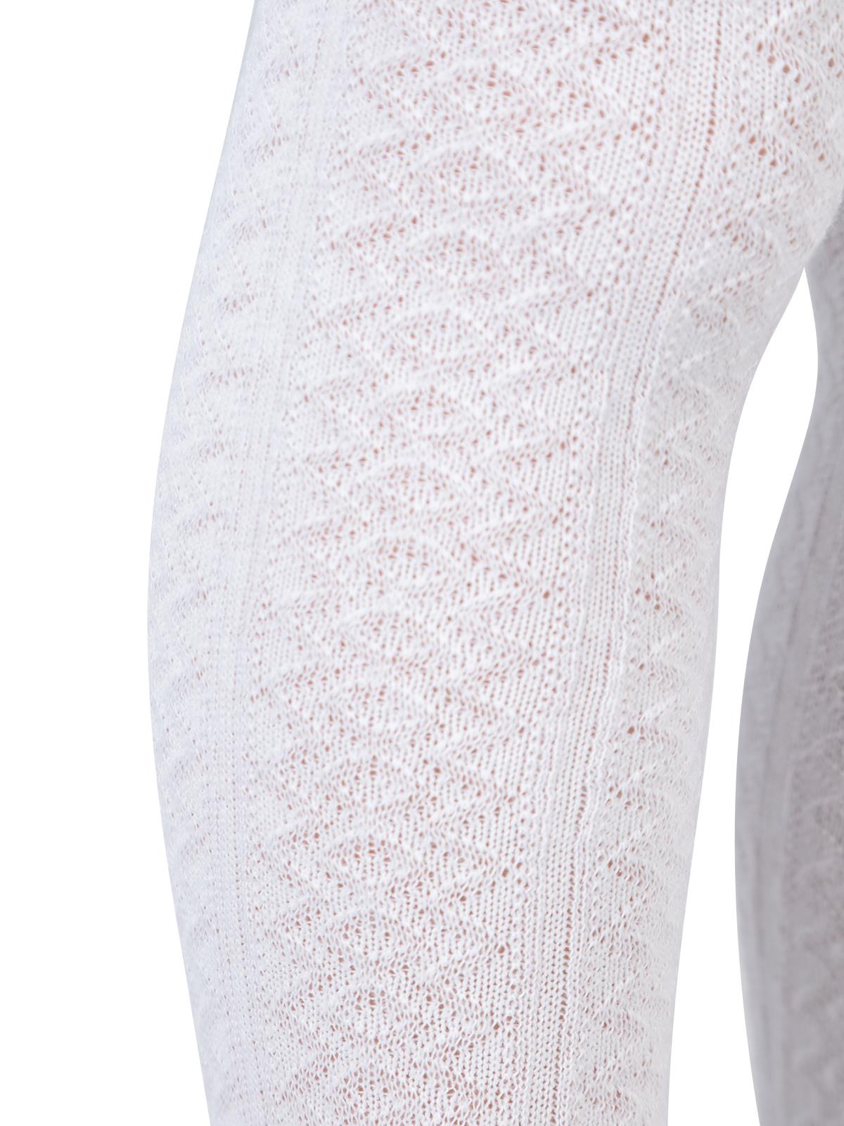 Civil Flora 2-12 Yaş Çocuk Kız Külotlu Çorap - Beyaz