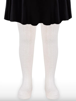 Civil Girls Rea 2-12 Yaş Kız Külotlu Çorap - Ekru