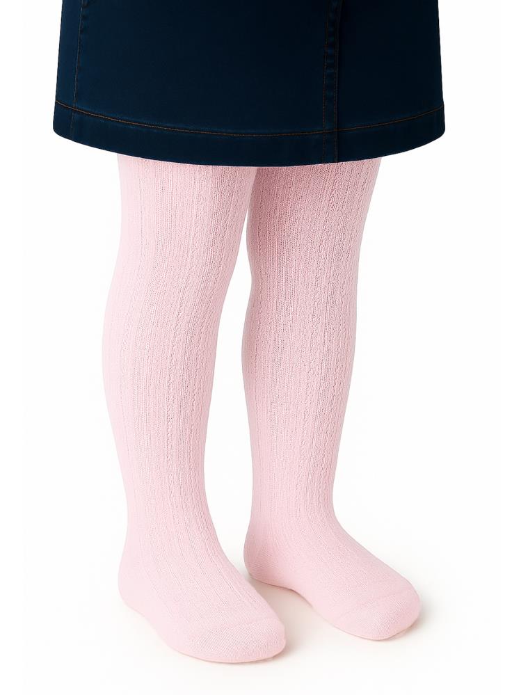 Civil Baby Rea Desen 0-24 Ay Bebek Kız Külotlu Çorap - Pembe