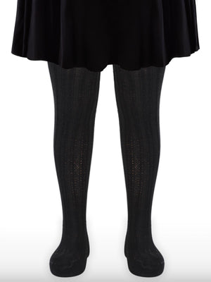 Civil Girls Rea 2-12 Yaş Kız Külotlu Çorap - Siyah