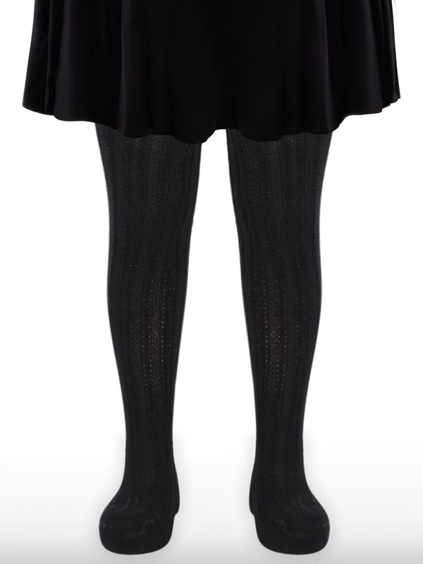 Civil Girls Rea 2-12 Yaş Kız Külotlu Çorap - Siyah