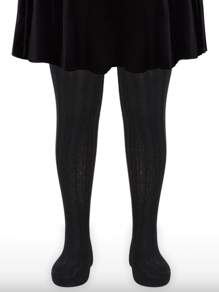 Civil Girls Rea 2-12 Yaş Kız Külotlu Çorap - Siyah