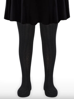 Civil Girls Rea 2-12 Yaş Kız Külotlu Çorap - Siyah