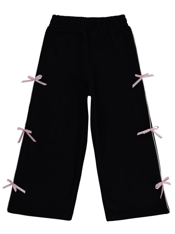 Civil Girls Fiyonklu 6-9 Yaş Eşofman Altı - Siyah