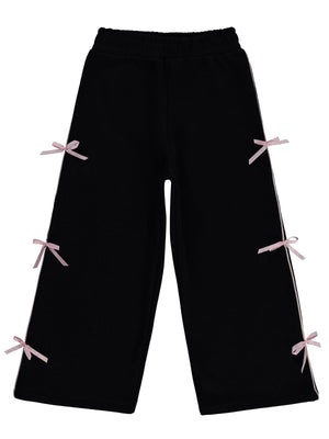 Civil Girls Fiyonklu 6-9 Yaş Eşofman Altı - Siyah