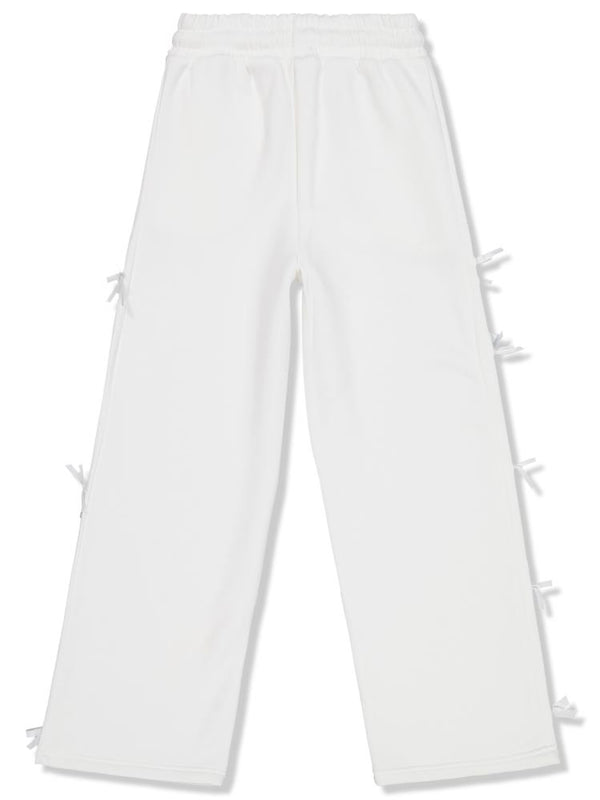 Civil Girls Fiyonk Aksesuarlı 10-13 Yaş Eşofman Altı - Ekru