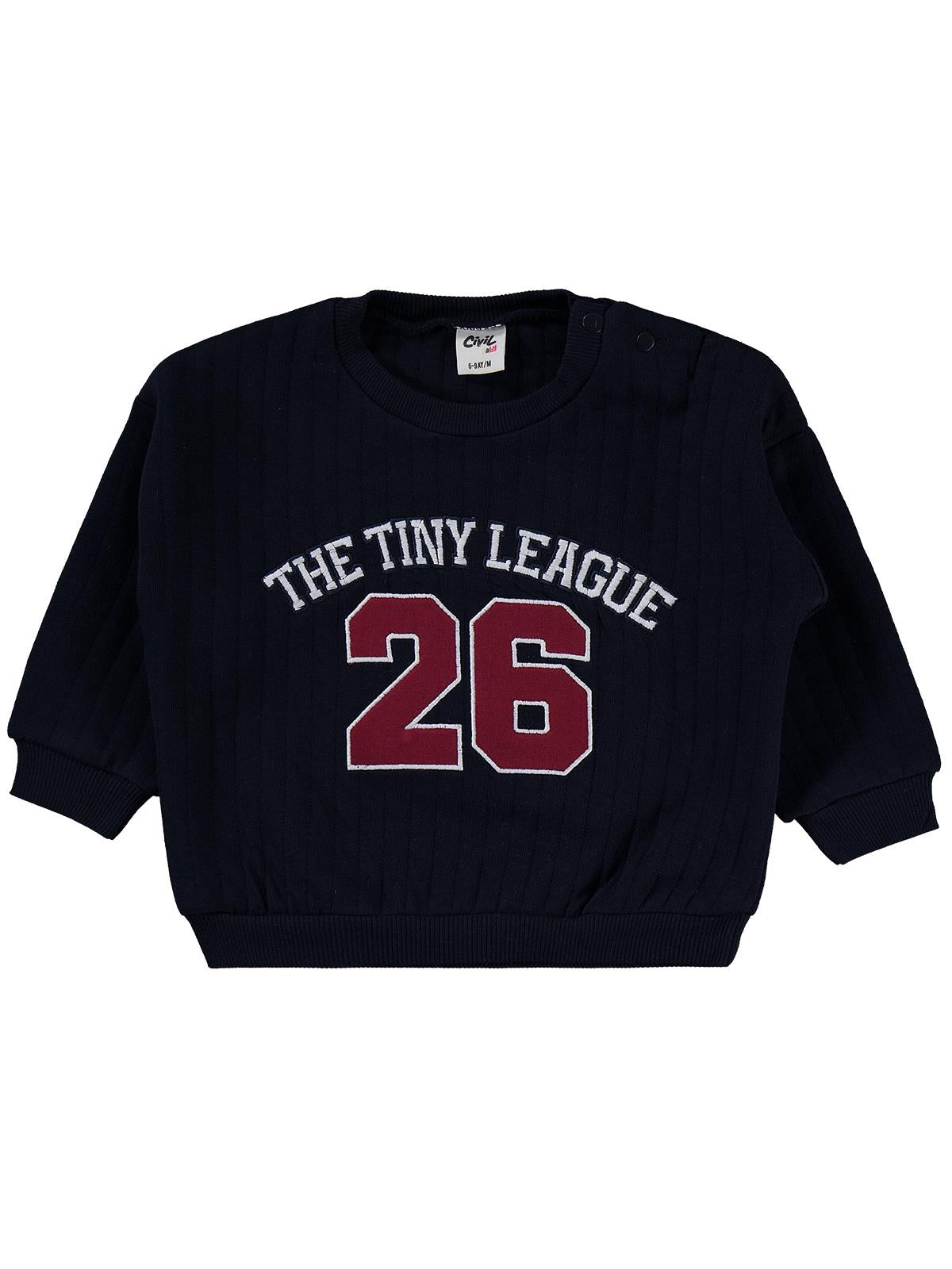 Civil Baby The Tıny League Nakışlı 6-18 Ay Takım - Lacivert