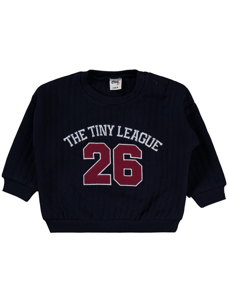 Civil Baby The Tıny League Nakışlı 6-18 Ay Takım - Lacivert