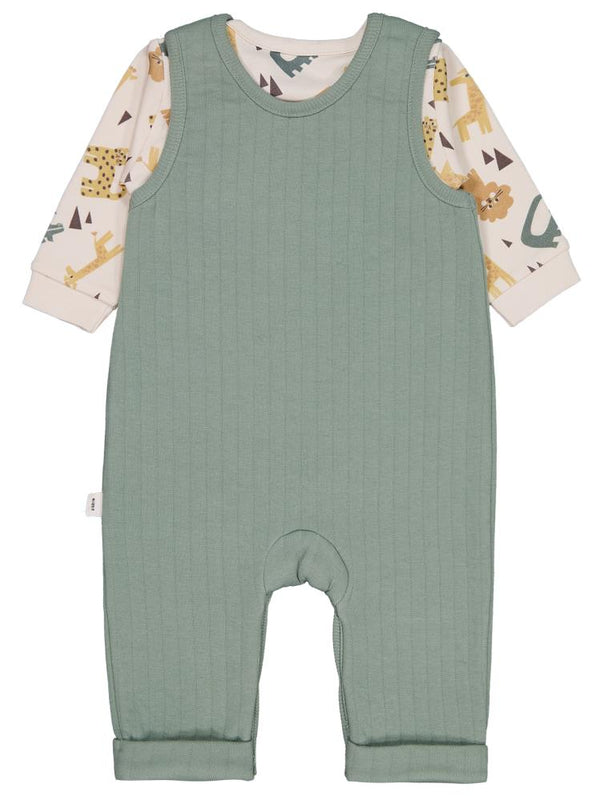 Civil Baby Badili Ayıcık ve Pati Nakışlı 6-18 Ay Slopet - Yeşil