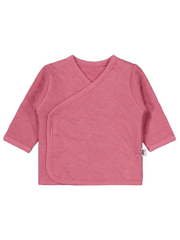 Civil Baby Kalp Desenli 3lü 0-1 Ay Zıbın Takımları - Pembe