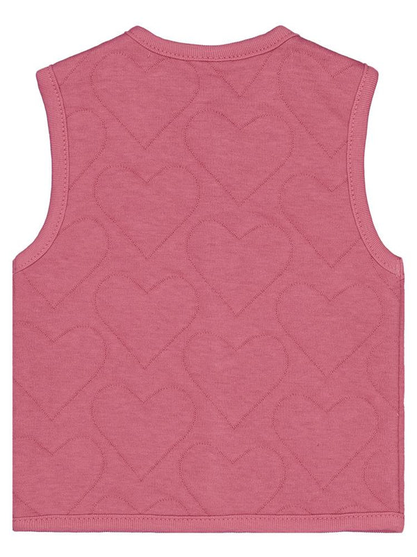 Civil Baby Kalp Desenli 6-18 Ay Yelek - Pembe