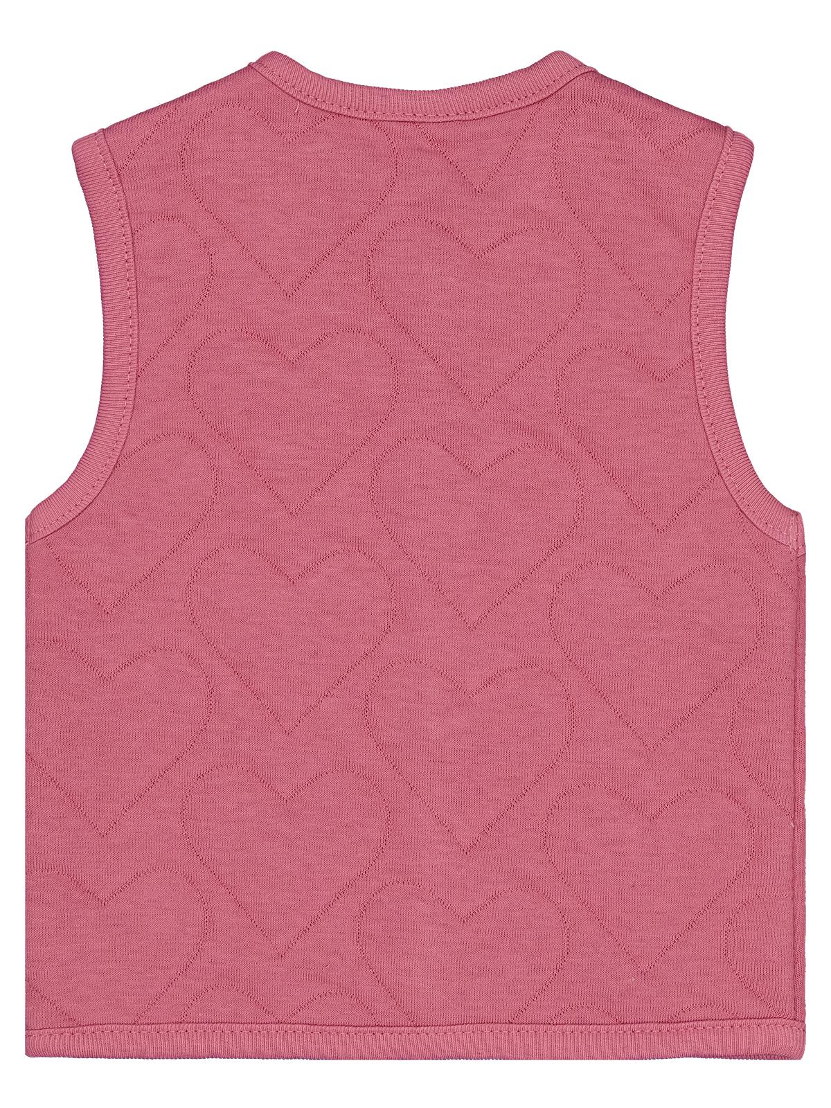 Civil Baby Kalp Desenli 6-18 Ay Yelek - Pembe