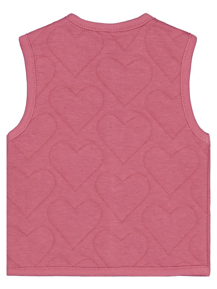 Civil Baby Kalp Desenli 6-18 Ay Yelek - Pembe