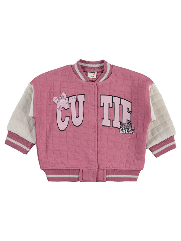 Civil Baby Cutıe Nakışlı 6-18 Ay Hırka - Pembe