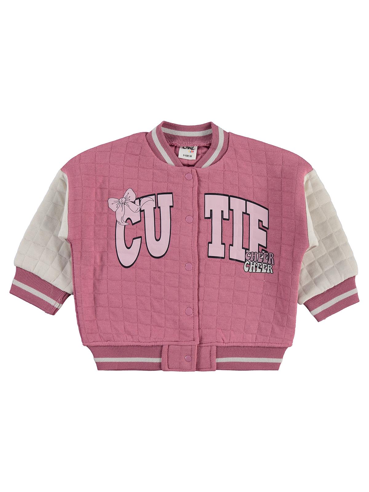 Civil Baby Cutıe Nakışlı 6-18 Ay Hırka - Pembe