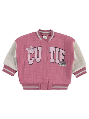 Civil Baby Cutıe Nakışlı 6-18 Ay Hırka - Pembe