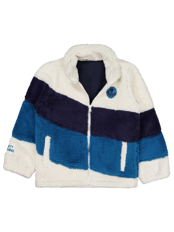 Civil Boys Oval Parçalı Welsof 10-13 Yaş Hırka - Ekru