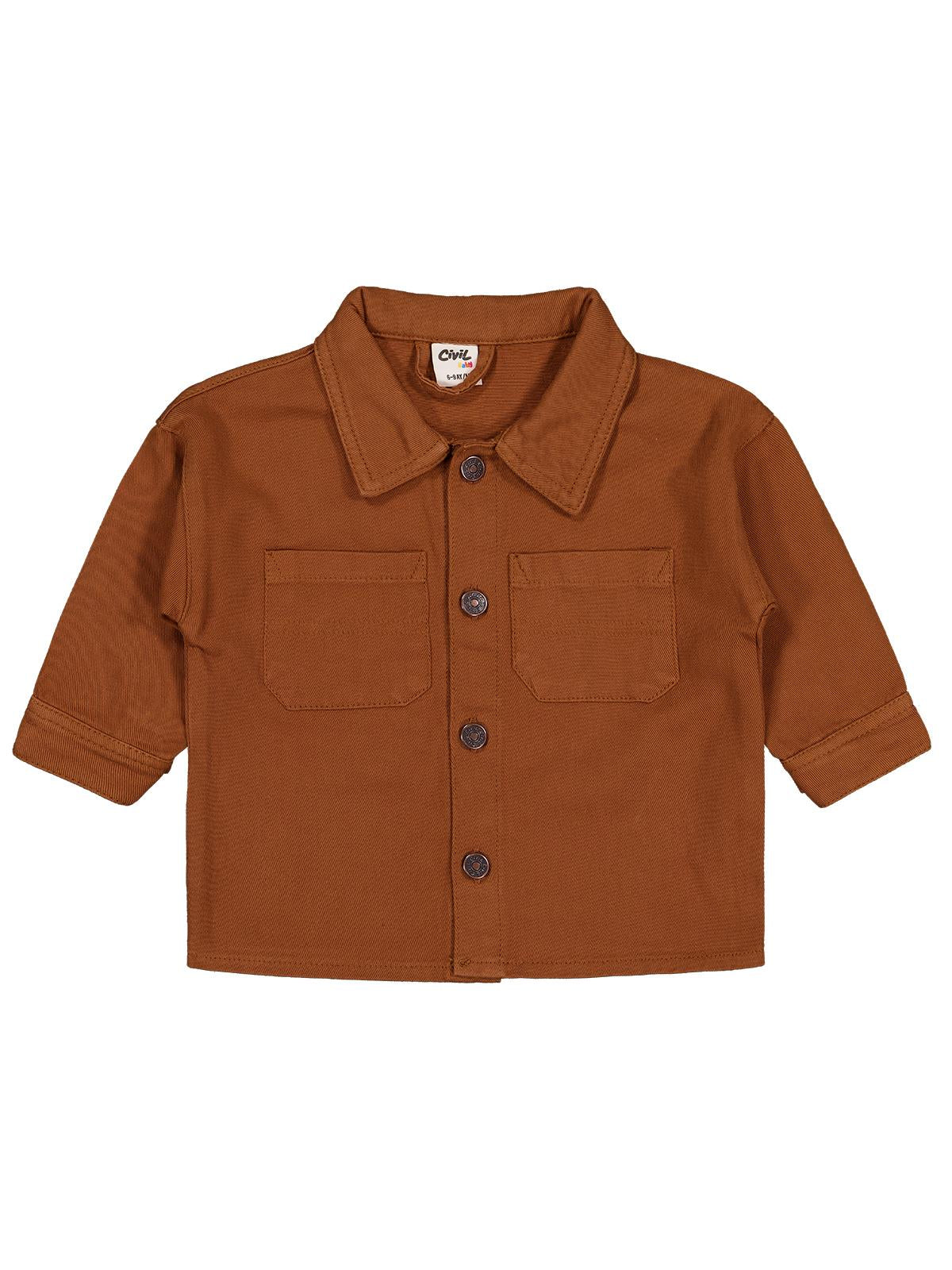 Civil Baby Oscar Jacket 6-18 Ay Gömlek - Kahverengi