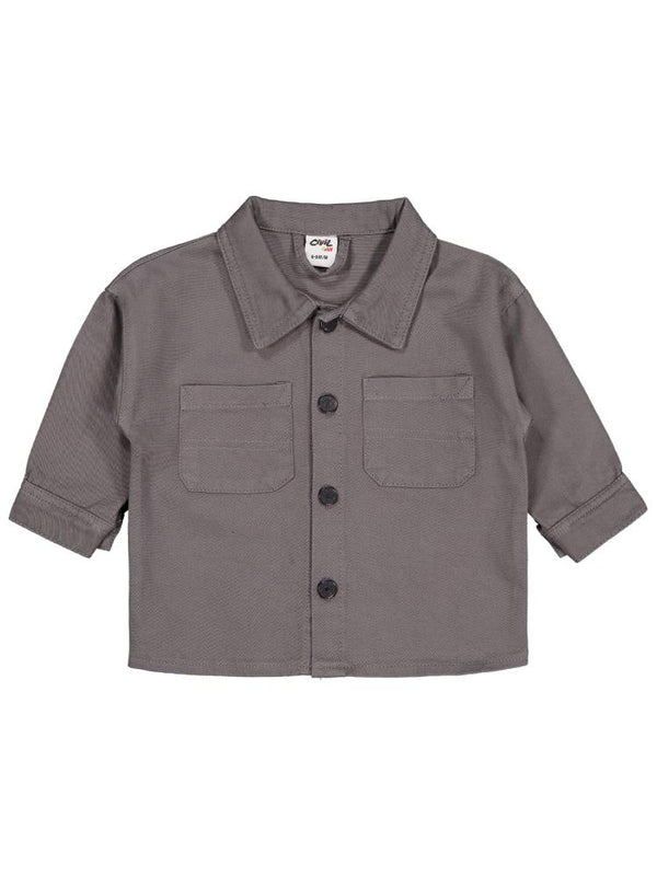 Civil Baby Oscar Jacket 6-18 Ay Gömlek - Gri