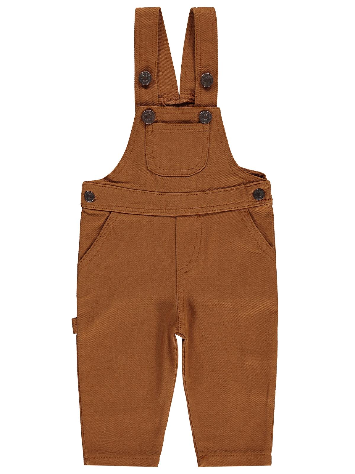 Civil Baby Arlo Overalls 6-18 Ay Slopet - Kahverengi