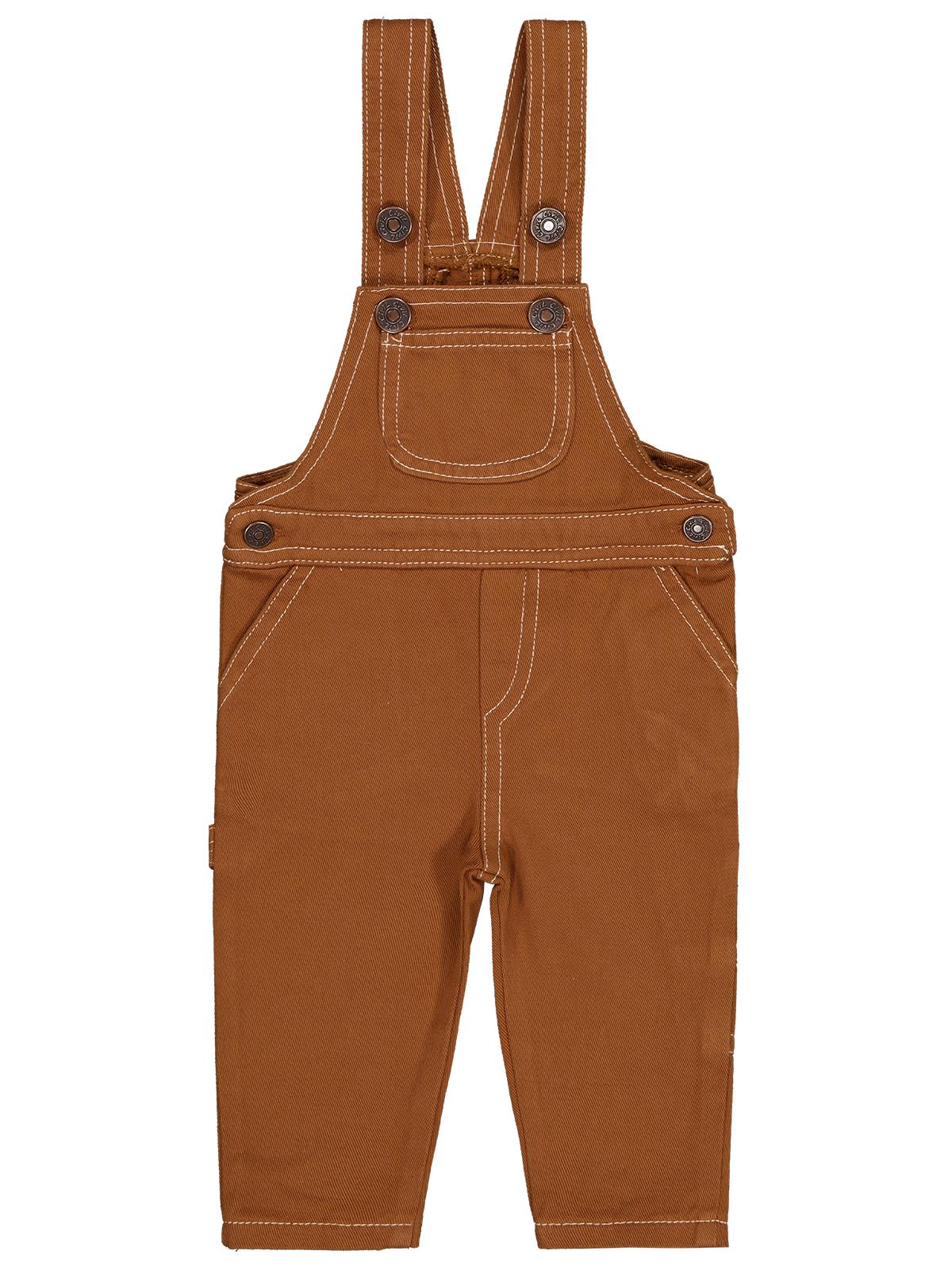 Civil Baby Arlo Overalls 6-18 Ay Slopet - Kahverengi