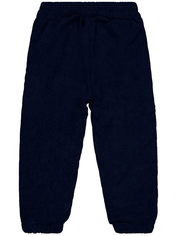 Civil Girls Büyük Çiçek Nakışlı 2-5 Yaş Pantolon - Lacivert