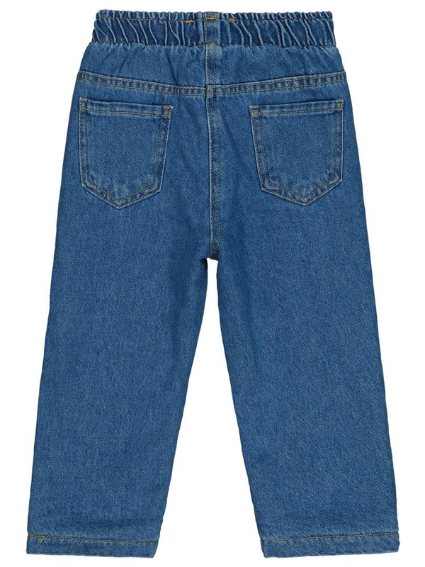 Civil Girls Kiraz Nakışlı 2-5 Yaş Pantolon - Mavi