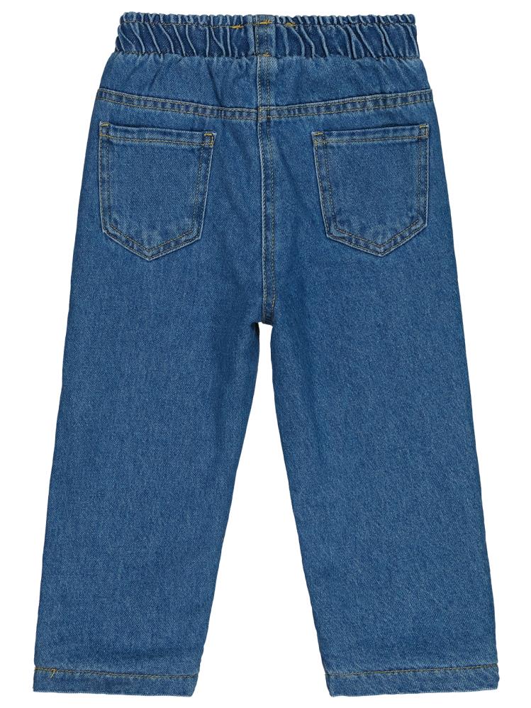 Civil Girls Kiraz Nakışlı 2-5 Yaş Pantolon - Mavi