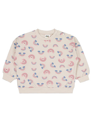 Civil Baby Gökkuşağı Empirme 6-18 Ay Sweatshirt - Bej