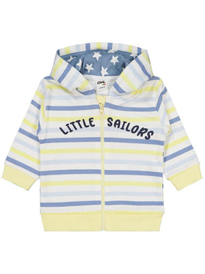 Civil Baby Little Sailors Baskılı 6-18 Ay Hırka - Beyaz