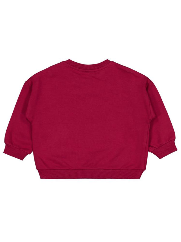 Civil Baby MINI CREW Baskılı 6-18 Ay Sweatshirt - Bordo