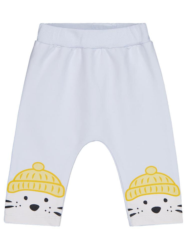 Civil Baby Fok Balığı Baskılı 6-18 Ay Tek Alt Bebe - Mavi