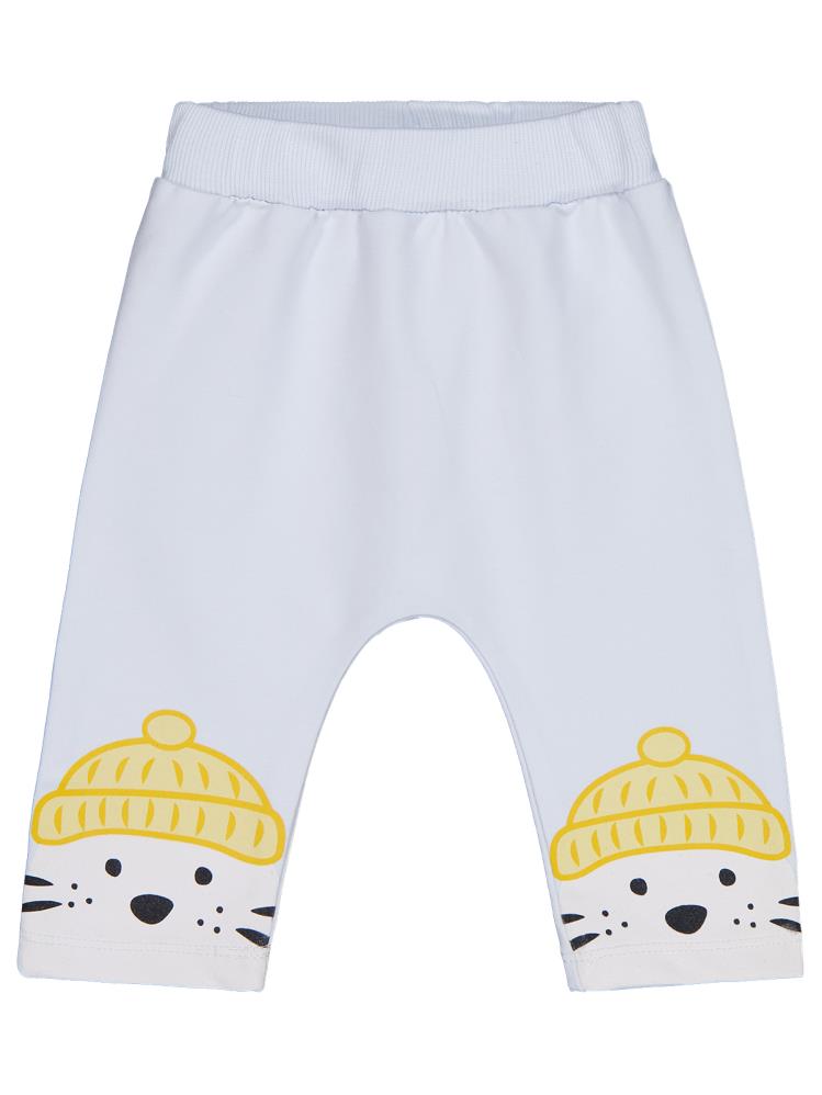 Civil Baby Fok Balığı Baskılı 6-18 Ay Tek Alt Bebe - Mavi