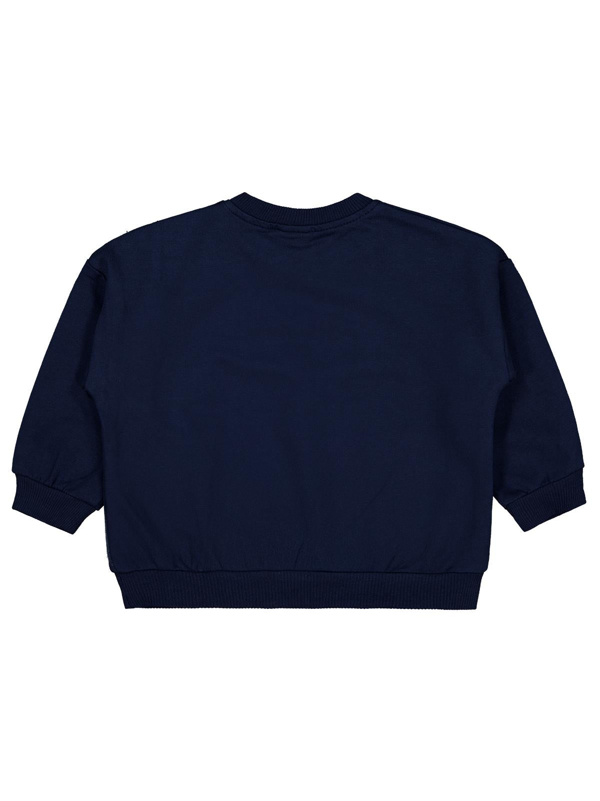 Civil Baby Crew Baskılı 6-18 Ay Sweatshirt - Lacivert