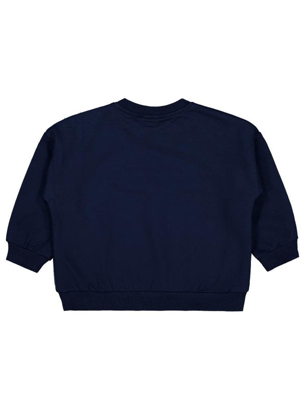Civil Baby Crew Baskılı 6-18 Ay Sweatshirt - Lacivert