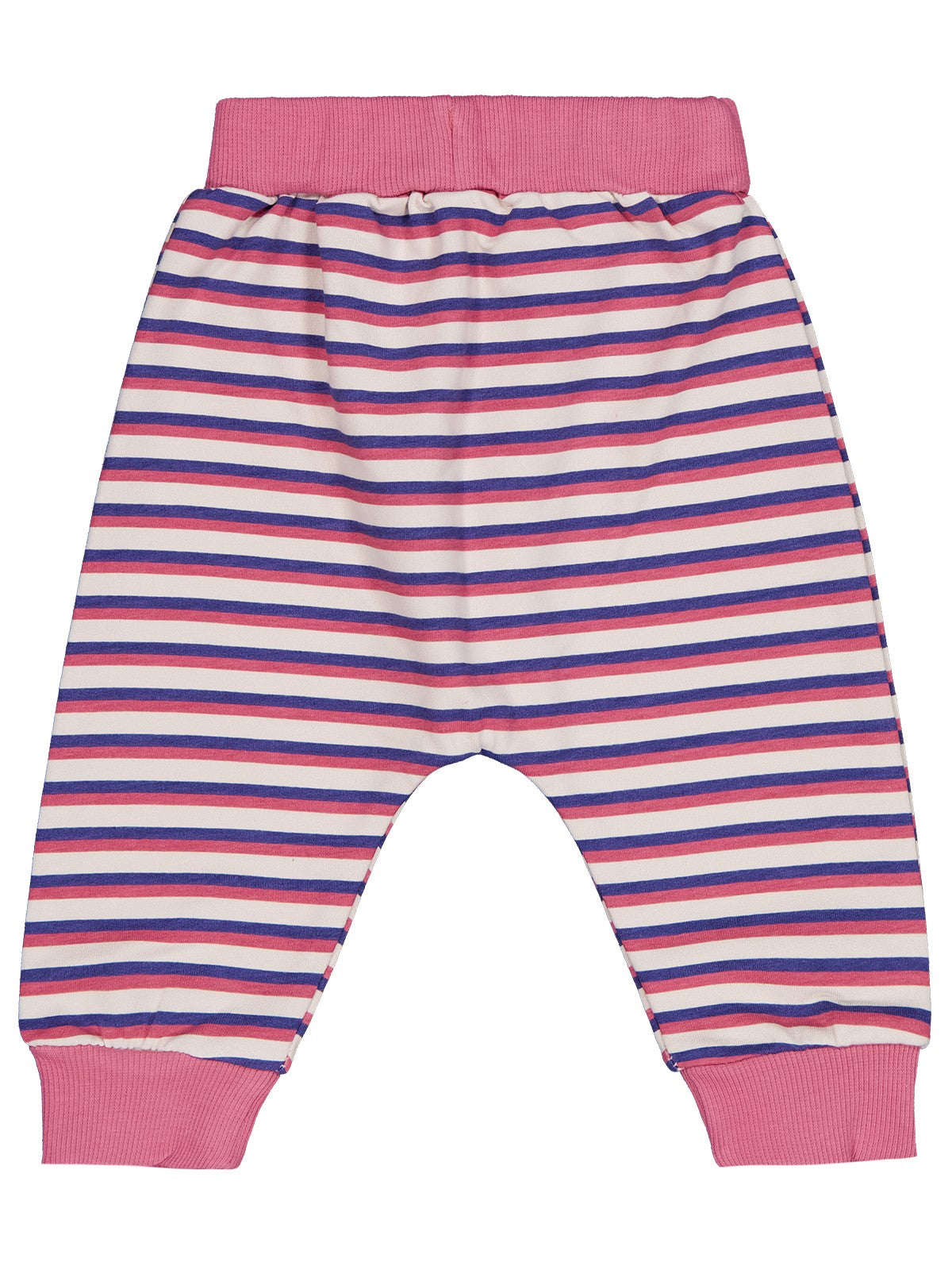 Civil Baby Çizgi Empirme C Baskılı 6-18 Ay Tek Alt Bebe - Pembe