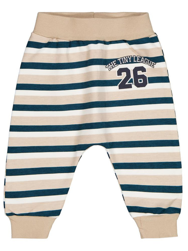 Civil Baby Çizgili 26 Baskılı 6-18 Ay Tek Alt Bebe - Bej