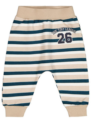 Civil Baby Çizgili 26 Baskılı 6-18 Ay Tek Alt Bebe - Bej