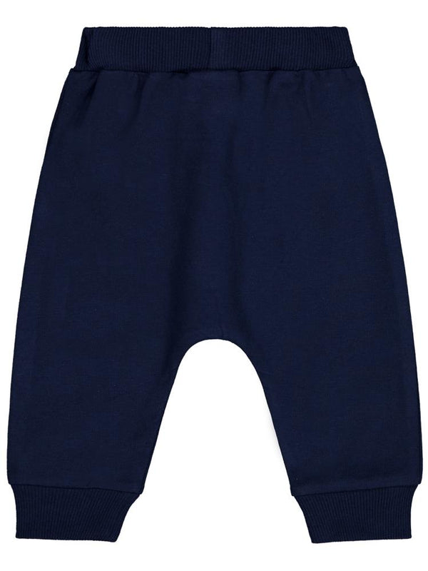 Civil Baby Logo ve M Nakışlı 6-18 Ay Tek Alt Bebe - Lacivert