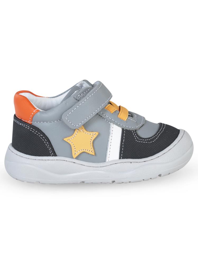 Civil Baby  Cırtlı 18-21 Numara İlkadım Ayakkabı - Gri