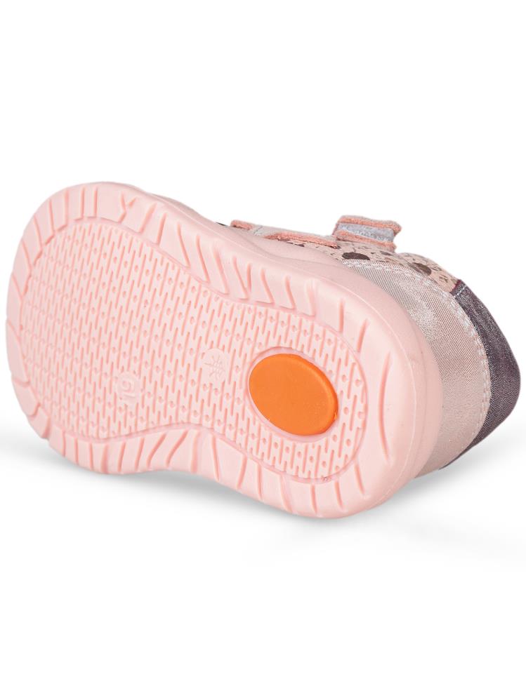 Civil Baby  Cırtlı 18-21 Numara İlkadım Ayakkabı - Pudra