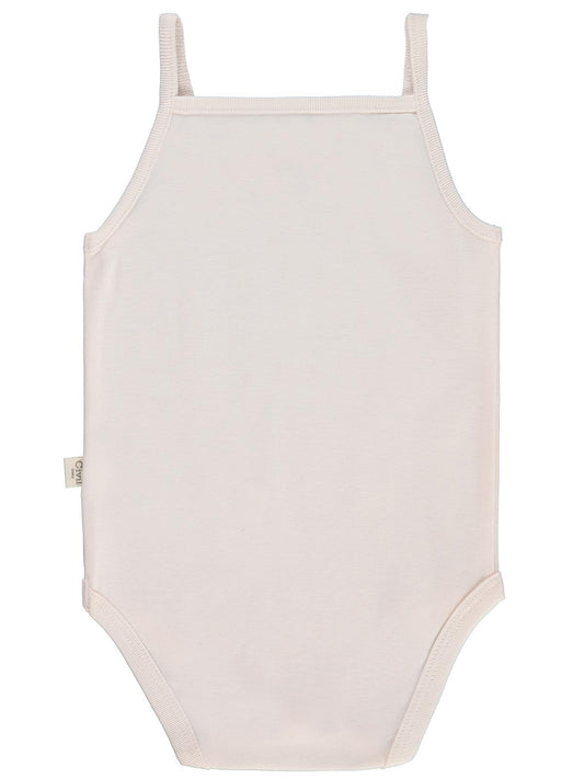 Civil Baby 3 lü Basıc İp Askılı 0-36 Ay Çıtçıtlı Badi - Pudra