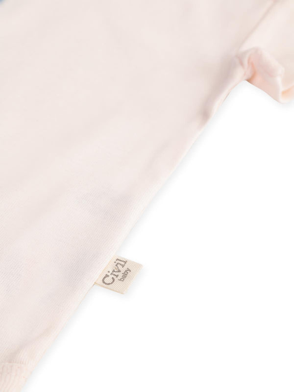 Civil Baby Basıc 3 Lü 0-36 Ay Çıtçıtlı Badi - Pudra