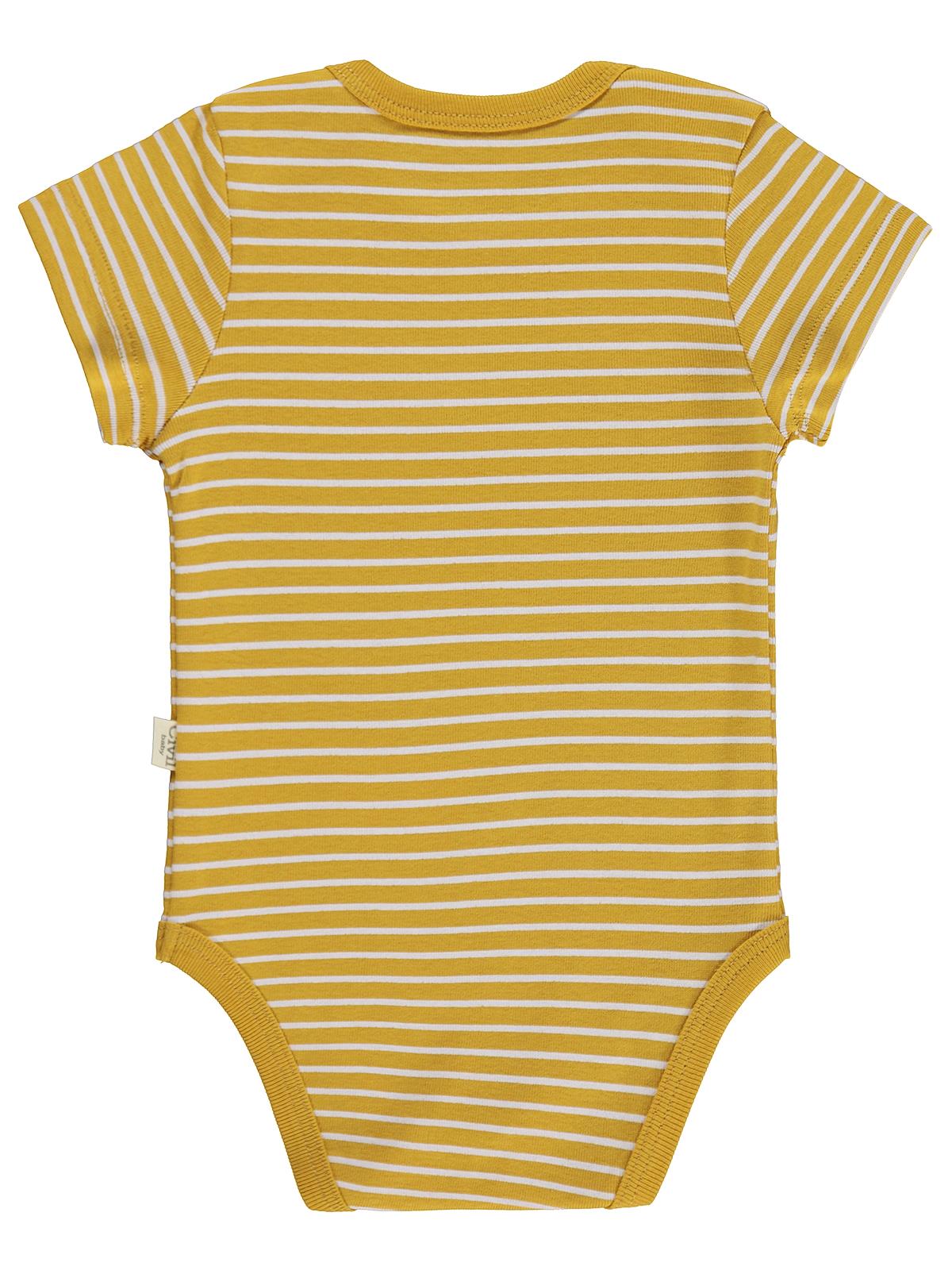 Civil Baby Araç Baskılı Çizgi Empirmeli 5 Li 0-36 Ay Çıtçıtlı Badi - Kırmızı