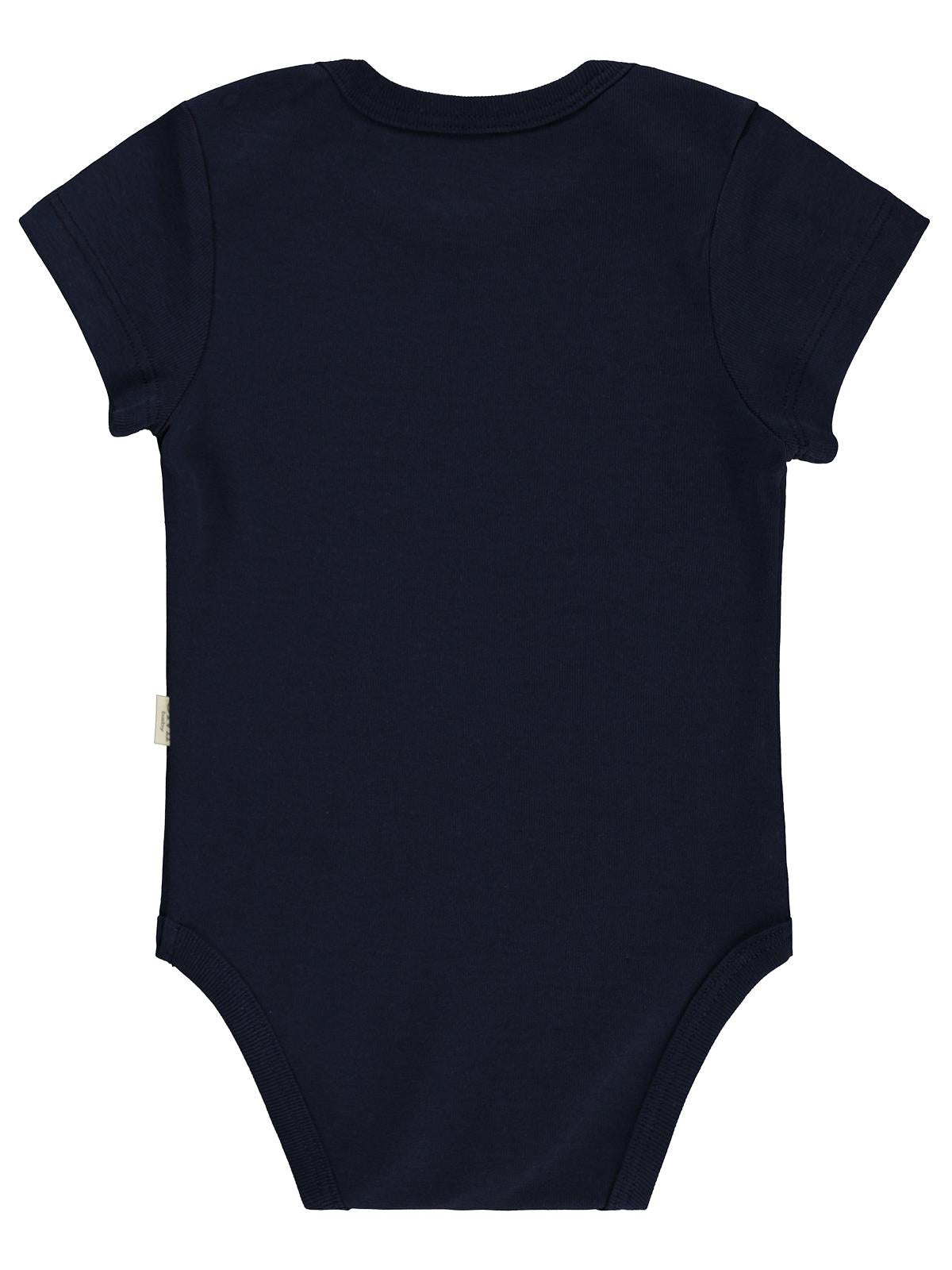 Civil Baby Araç Baskılı Çizgi Empirmeli 5 Li 0-36 Ay Çıtçıtlı Badi - Kırmızı