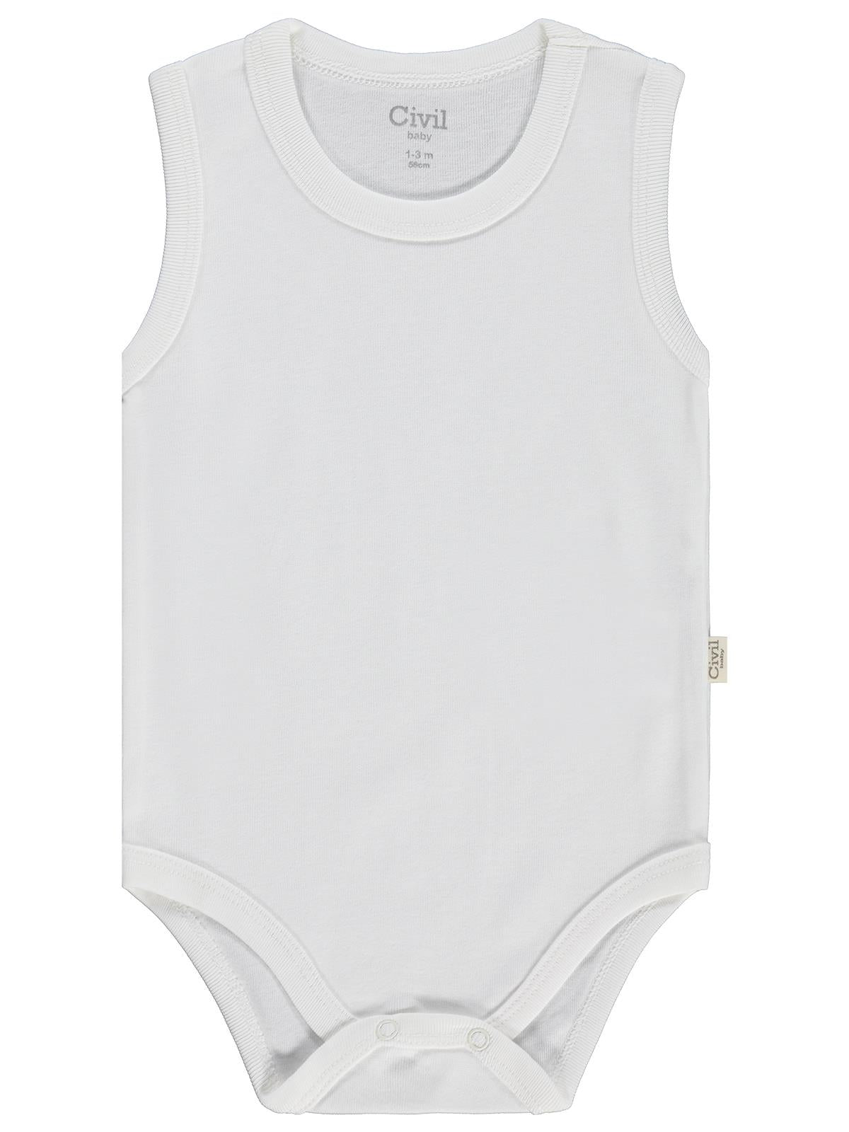 Civil Baby Basıc 5 Li 0-36 Ay Çıtçıtlı Badi - Kırmızı