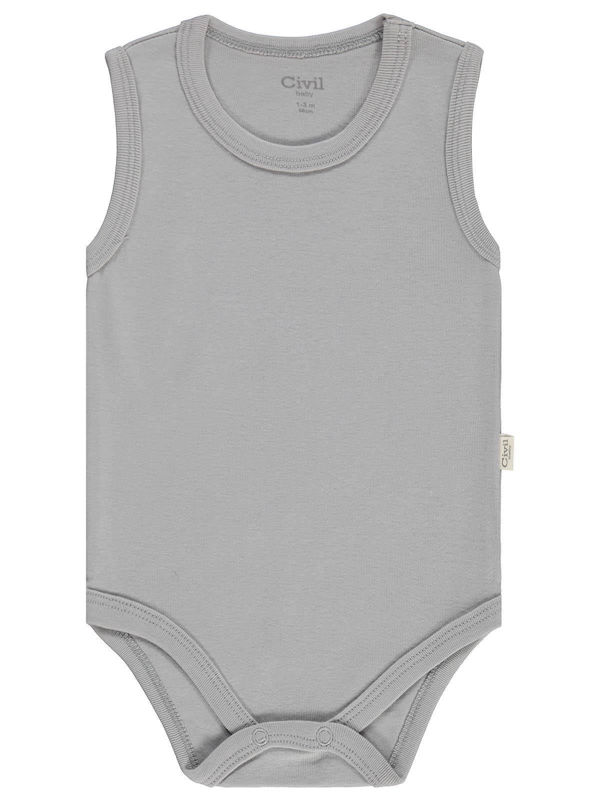 Civil Baby Basıc 5 Li 0-36 Ay Çıtçıtlı Badi - Kırmızı