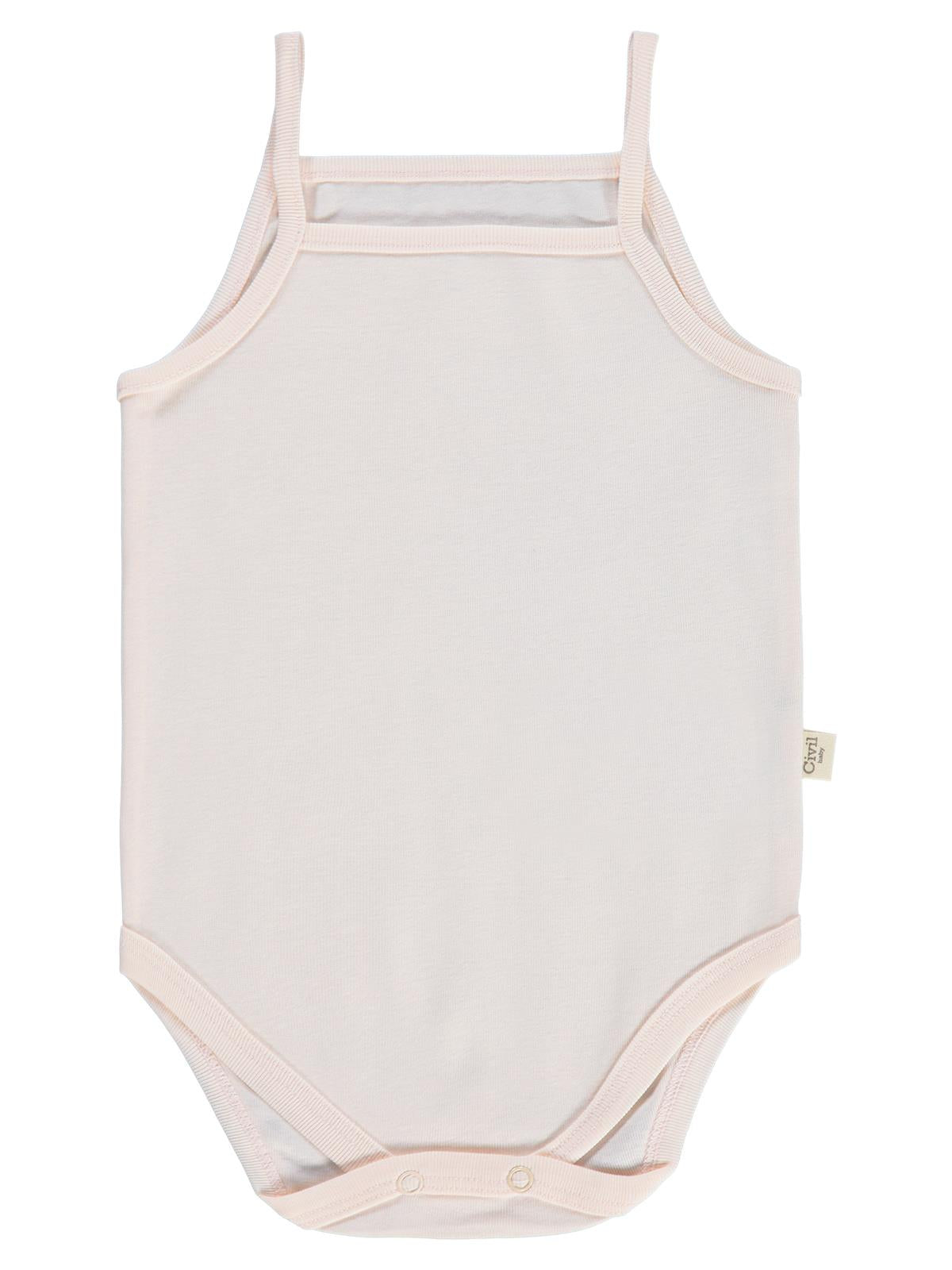 Civil Baby Basıc İp Askılı 5 Li 0-36 Ay Çıtçıtlı Badi - Pembe