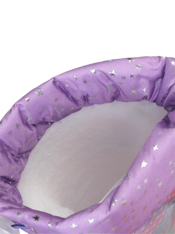 Civil Boots Simli Pul 30-36 Numara Yağmur Çizmesi - Lila